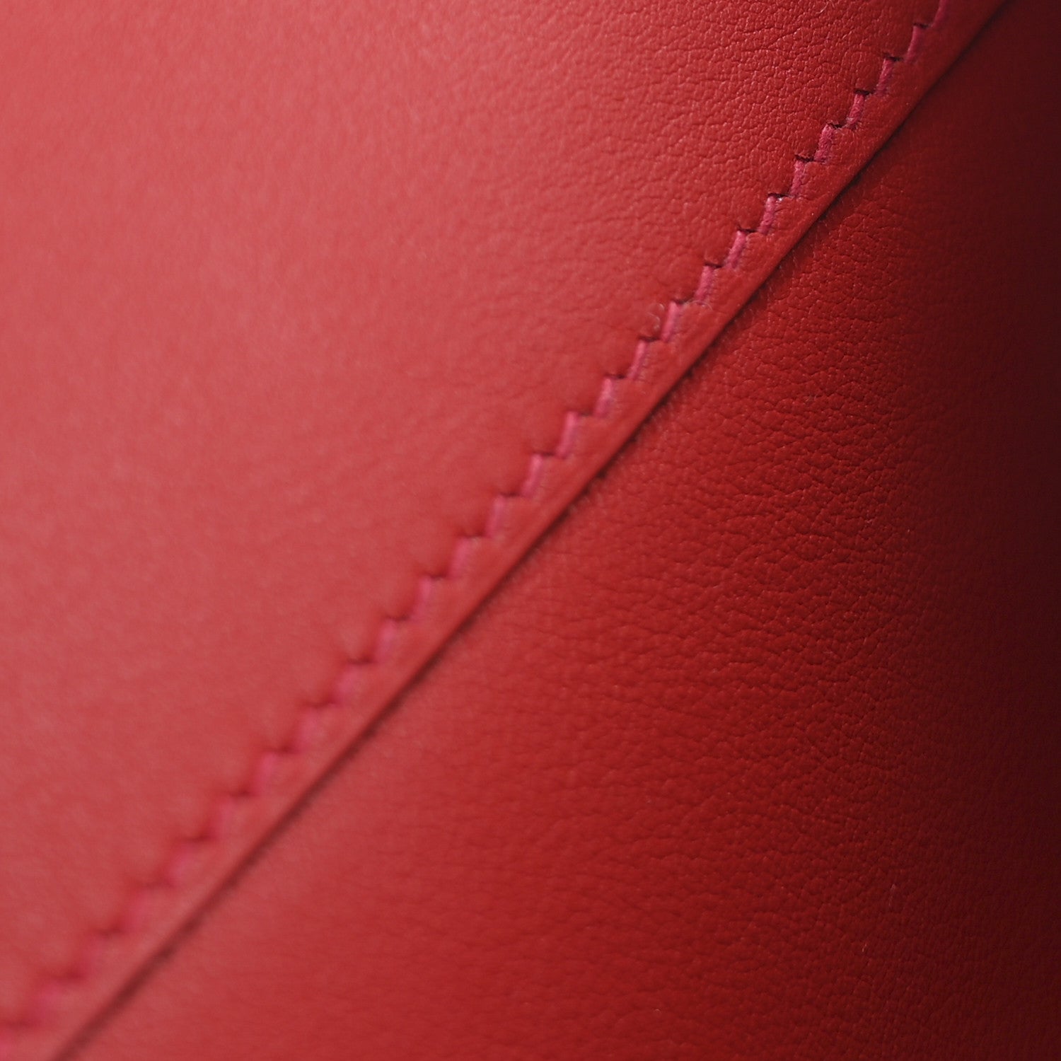 Hermes Swift Kelly Cut Clutch Pochette Vermillion 9 of 14