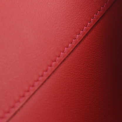 Hermes Swift Kelly Cut Clutch Pochette Vermillion 9 of 14