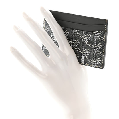 Goyard Goyardine Saint Sulpice Card Holder Grey 2 of 7