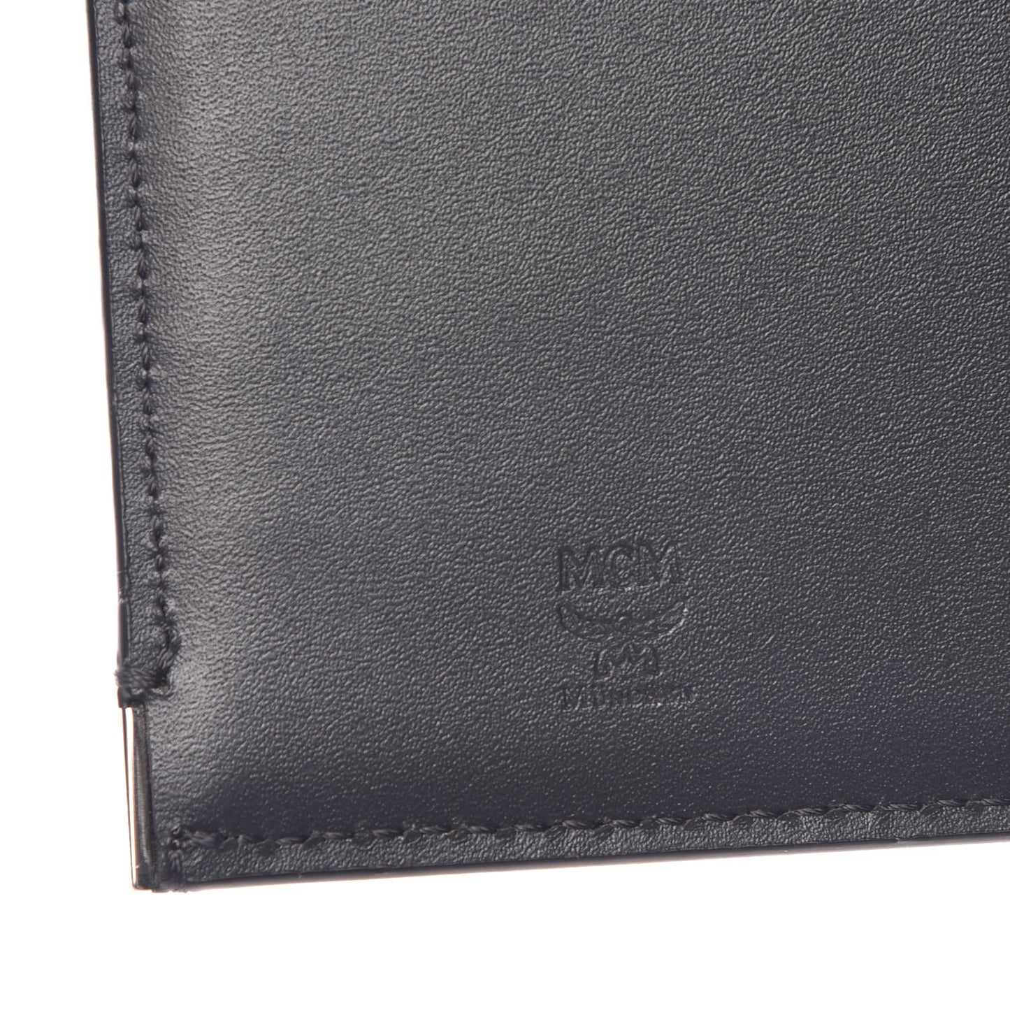 Calfskin Bifold Long Wallet Phantom Gray