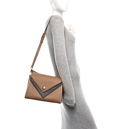 Louis Vuitton Grained Calfskin Monogram Double V Sesame 2 of 9