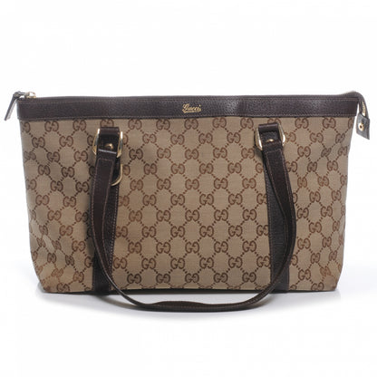Gucci Monogram Medium Abbey Tote Brown 1 of 7