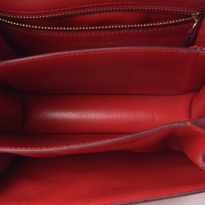 Celine Smooth Calfskin Small Classic Box Flap Bag Red 5 of 8
