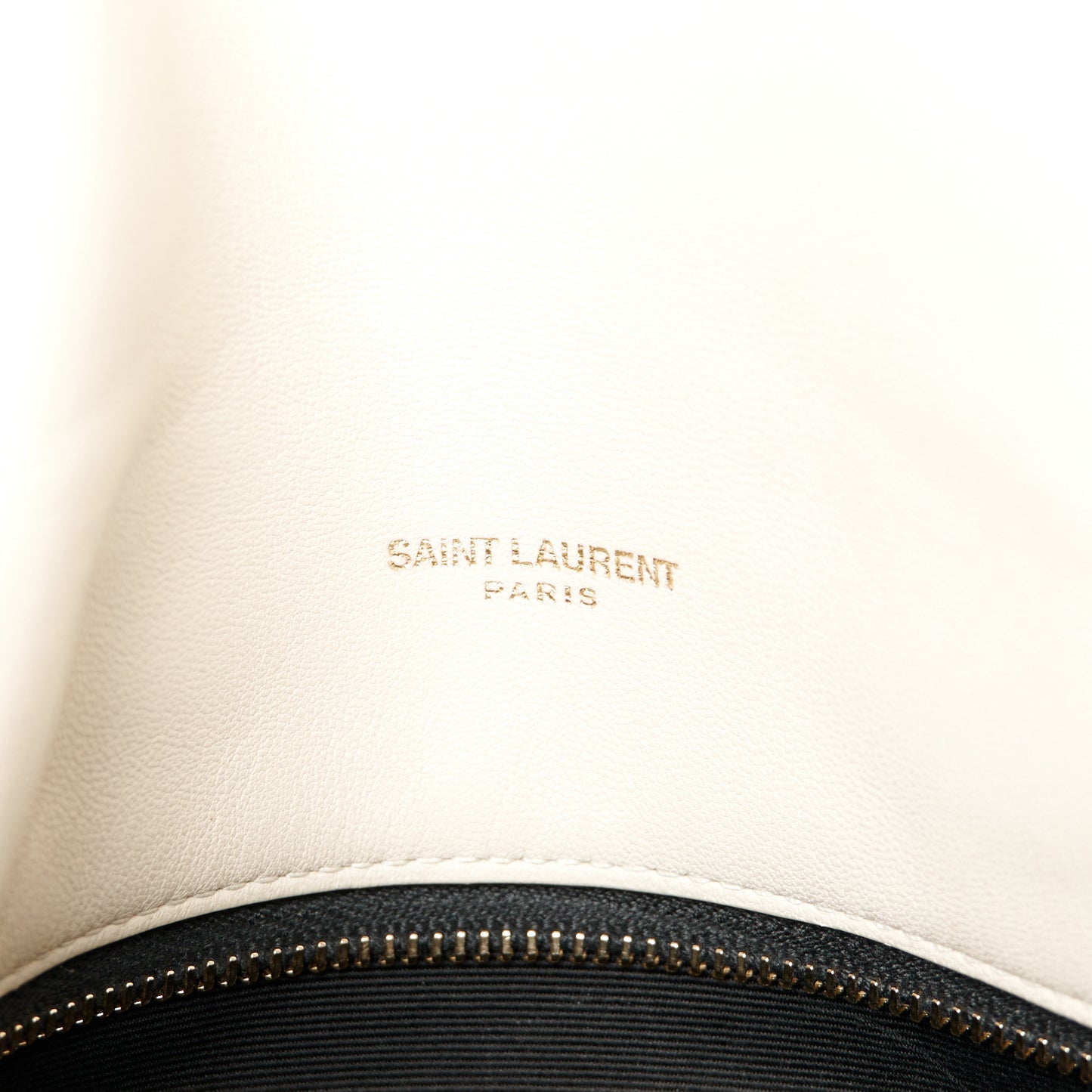 Lambskin Quilted Small Loulou Puffer Monogram Chain Satchel Crema Soft