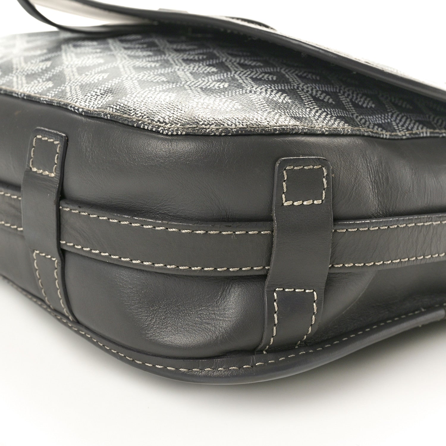 Goyard Goyardine Belvedere II MM Messenger Bag Grey 9 of 11
