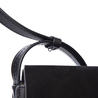 Chloe Suede Calfskin Small Faye Shoulder Bag Black 9 of 12