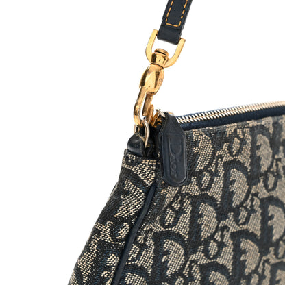 Christian Dior Monogram Mini Saddle Pochette Navy 14 of 15
