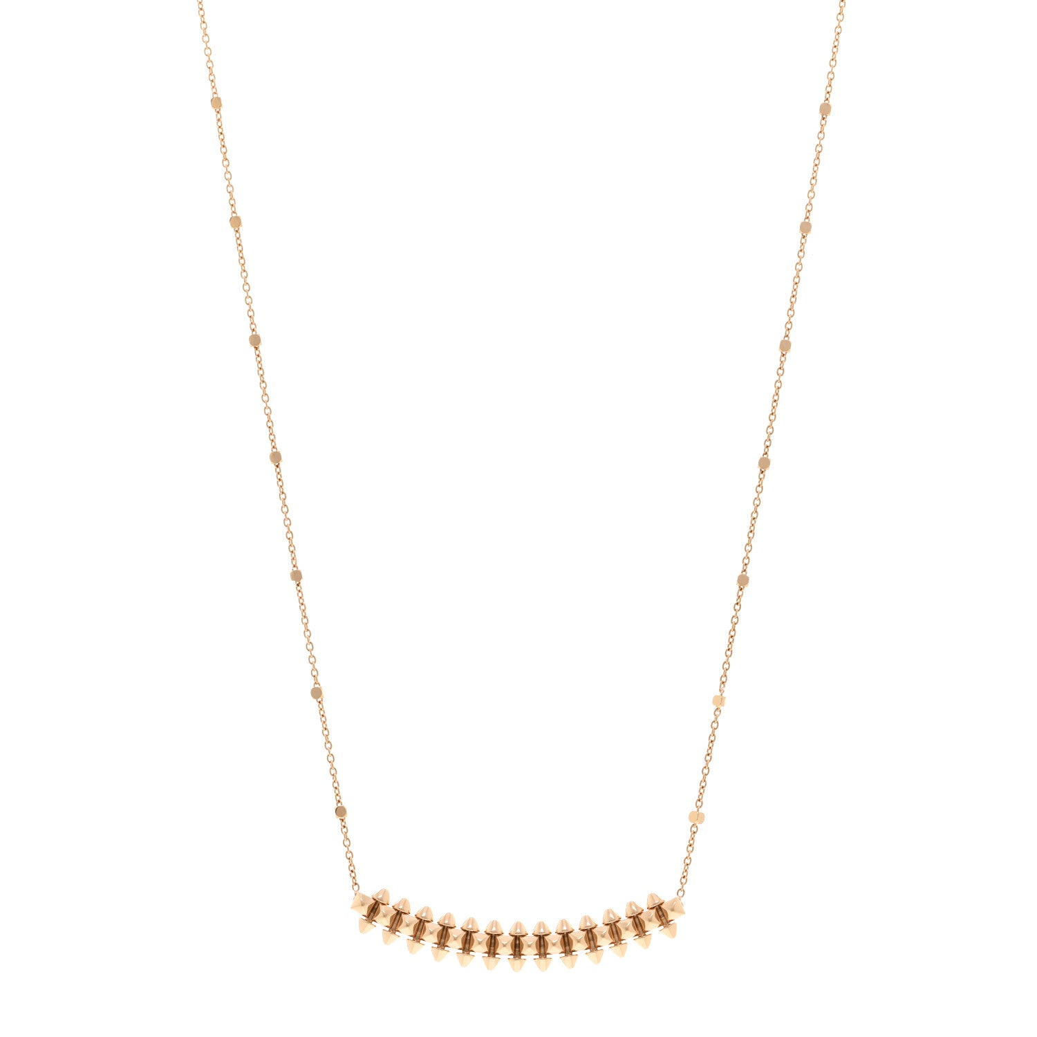 Cartier 18K Pink Gold Small Clash de Cartier Necklace 1 of 5