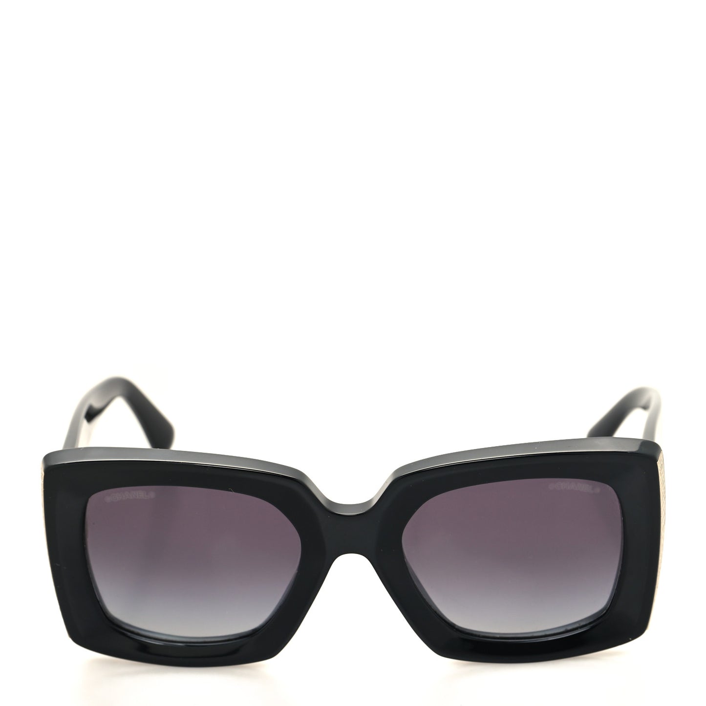 Acetate Rectangle Sunglasses 5435 Black