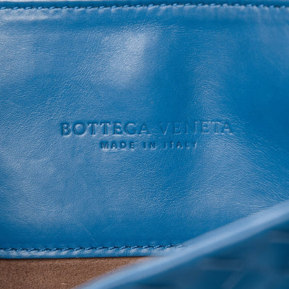 Bottega Veneta Light Calf Intrecciato Small Roma Signal Blue 7 of 8