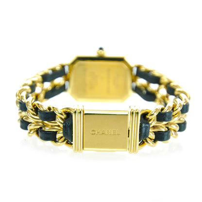 Chanel Stainless Steel Lambskin 20mm Chain Premiere Quartz Watch Gold M 3 of 5