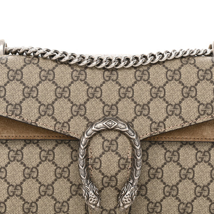 Gucci GG Supreme Monogram Small Dionysus Shoulder Bag Taupe 9 of 16
