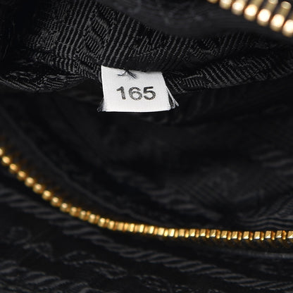Prada Tessuto Nylon Nappa Shoulder Bag Black 9 of 12