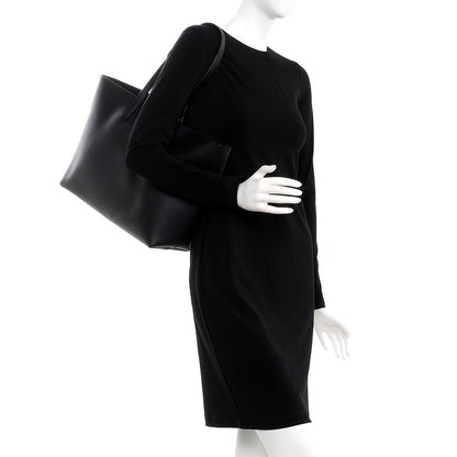 Saint Laurent Calfskin Large Shopping Tote Black 2 of 7