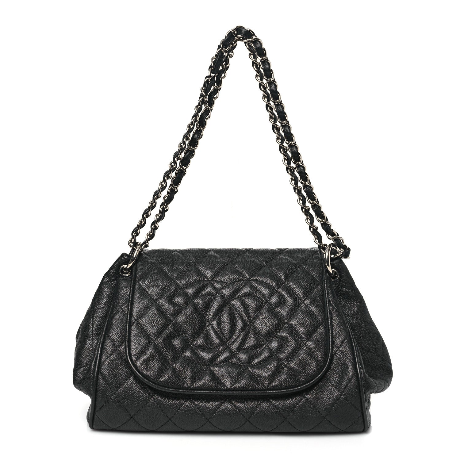 Chanel Caviar Quilted Timeless Accordion Flap Black 1 of 10