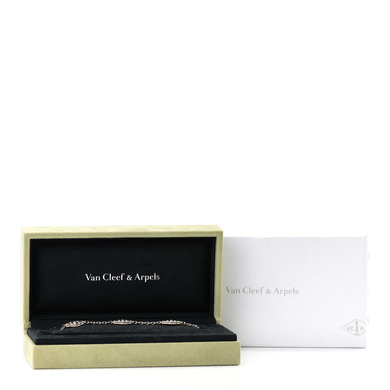 Van Cleef & Arpels 18K Yellow Gold 5 Motifs Guilloche Vintage Alhambra Bracelet 7 of 7