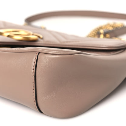 Gucci Calfskin Matelasse Small GG Marmont Shoulder Bag Porcelain Rose 10 of 10