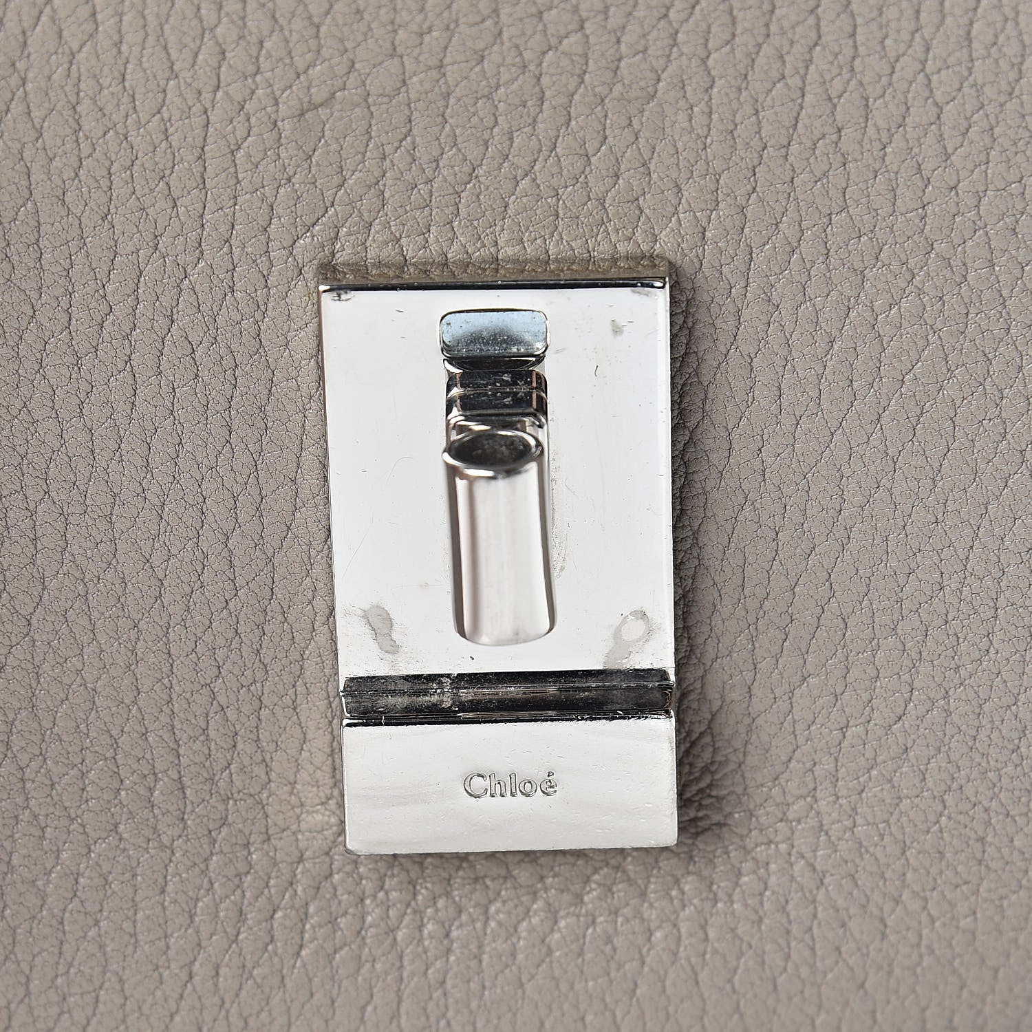 Chloe Grained Lambskin Mini Drew Shoulder Bag Cashmere Grey 13 of 19