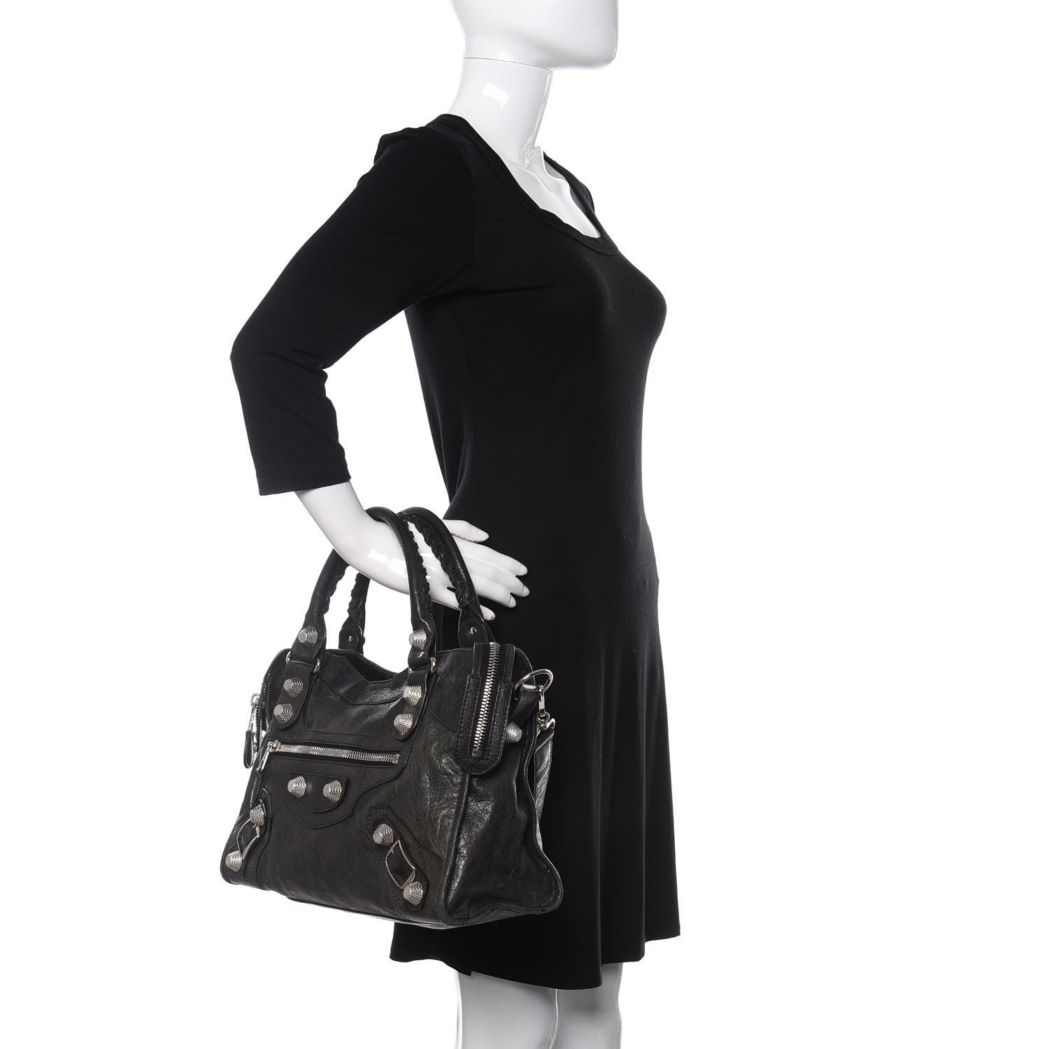 Balenciaga Agneau Giant 21 Silver Hardware City Black 3 of 13