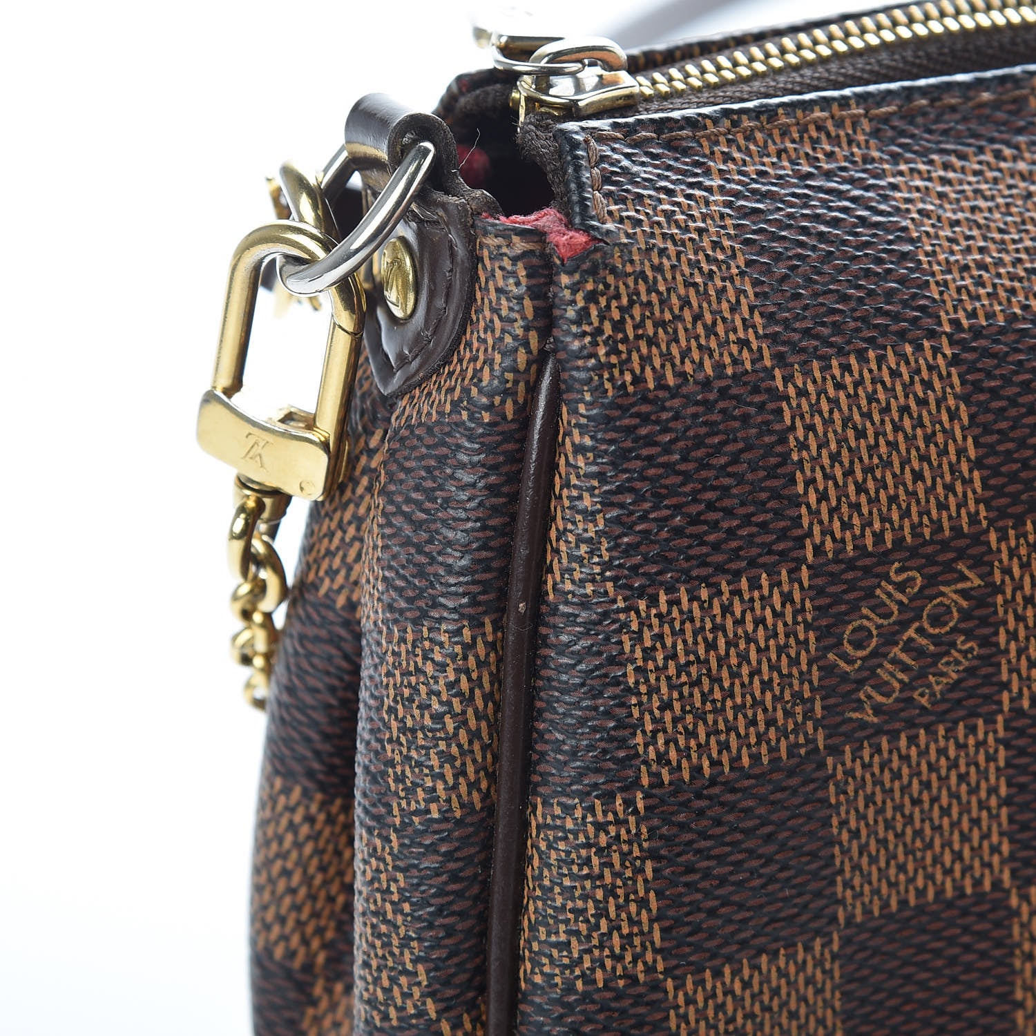 Louis Vuitton Damier Ebene Eva Clutch 13 of 16