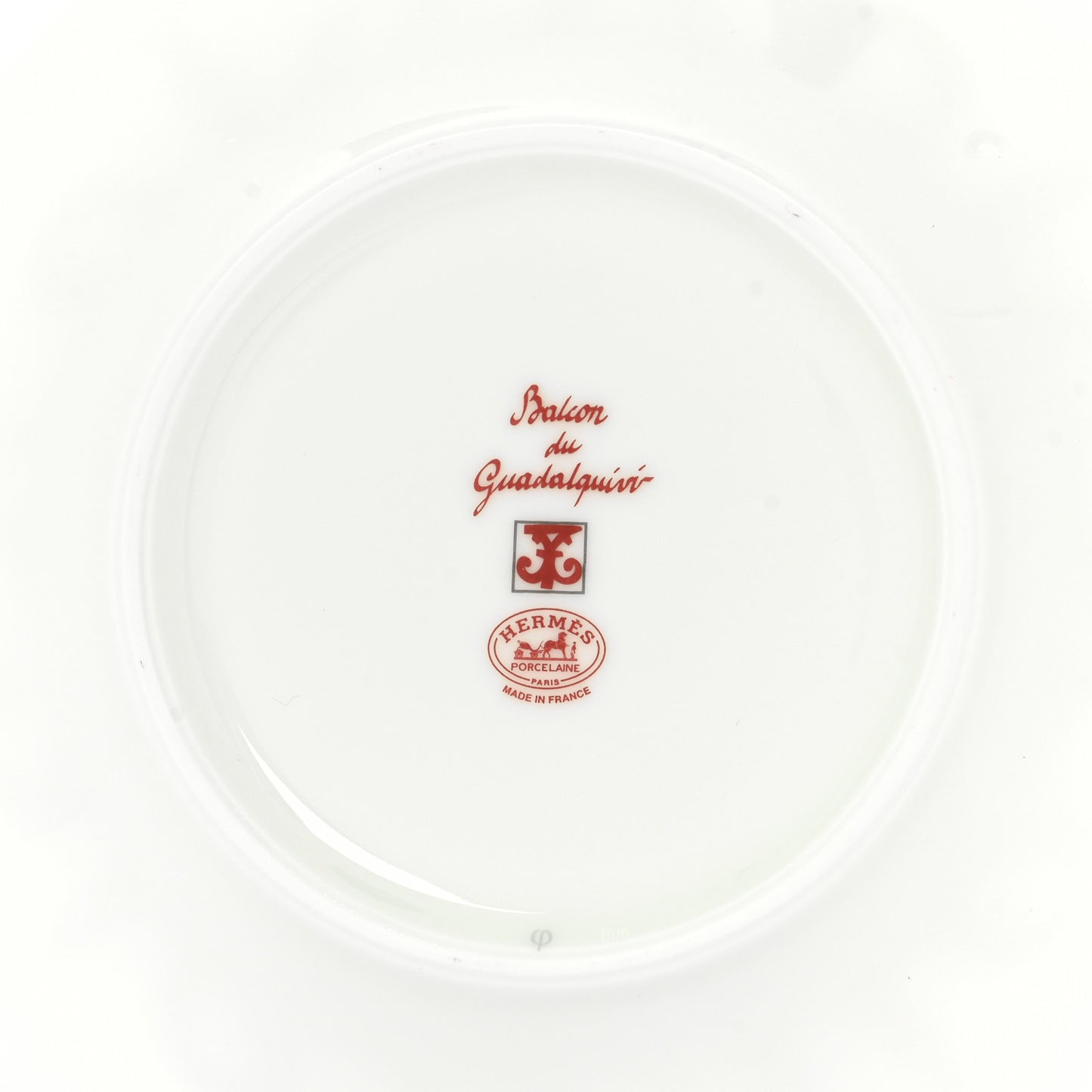 Porcelain Balcon du Guadalquivir Tea Cup and Saucer Set of 2