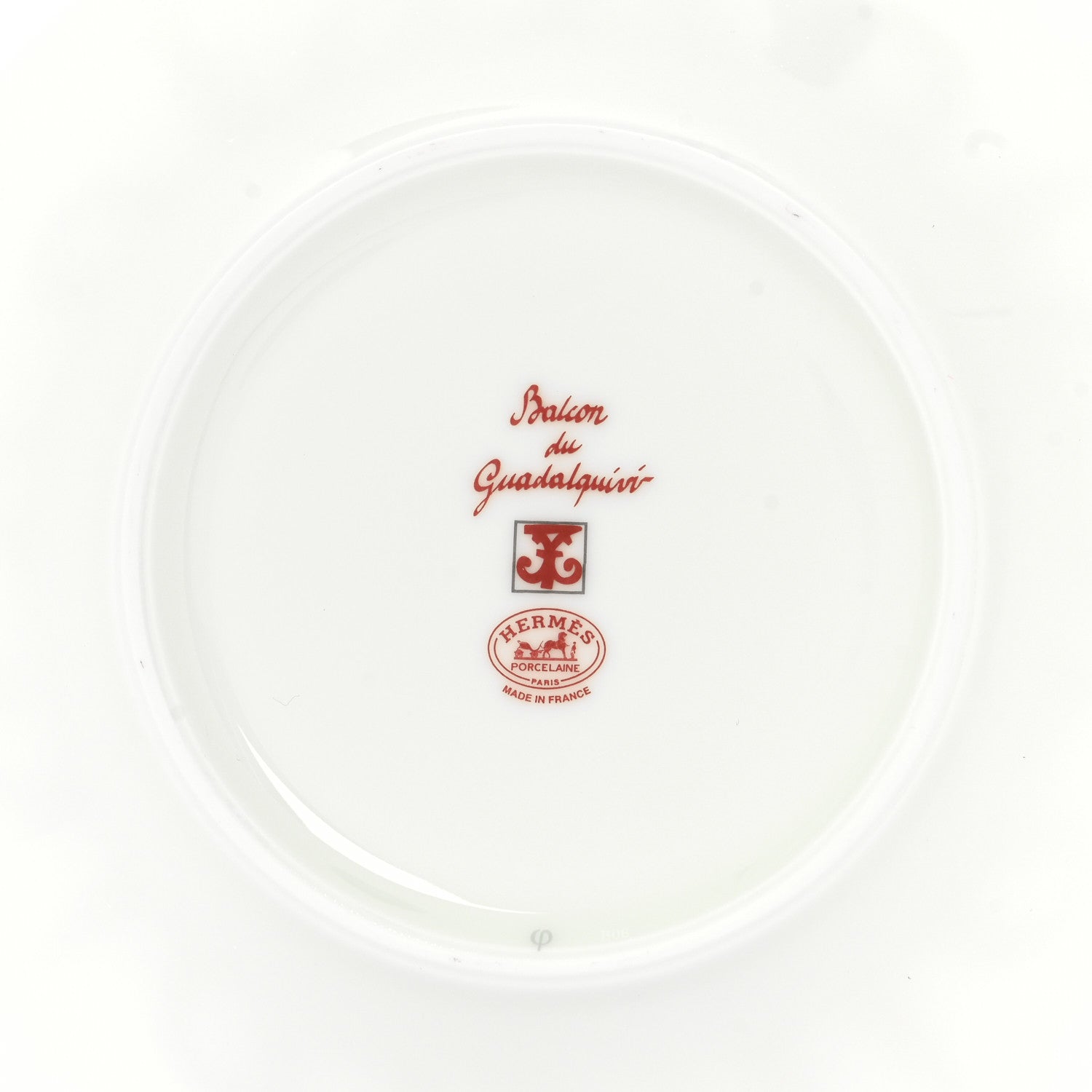 Hermes Porcelain Balcon du Guadalquivir Tea Cup and Saucer Set of 2 10 of 11