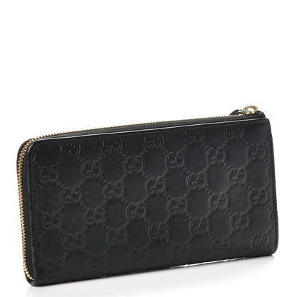 Gucci Guccissima Donna Long Wallet Black 3 of 9