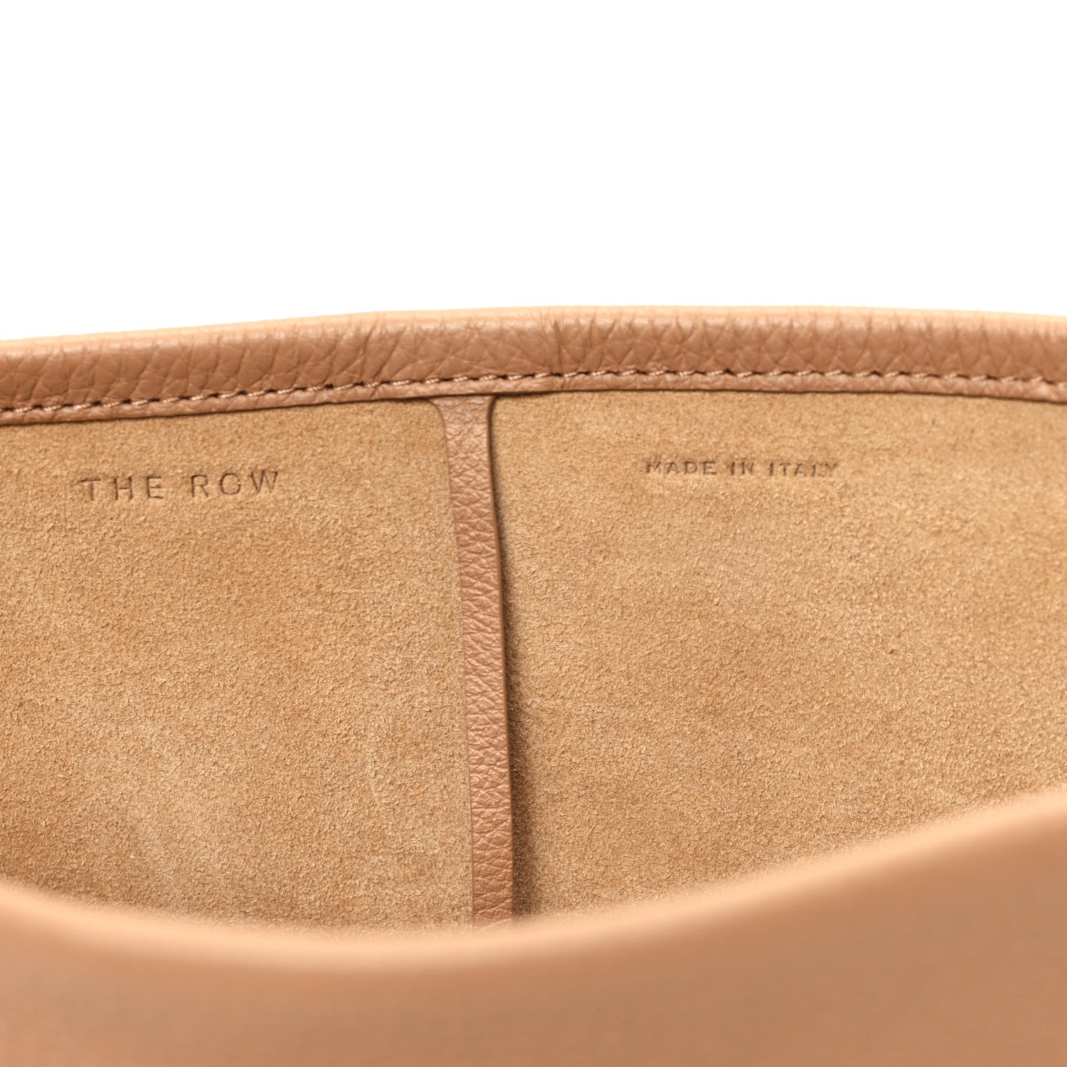 The Row Grained Calfskin Medium N/S Park Tote Cinnamon 6 of 9