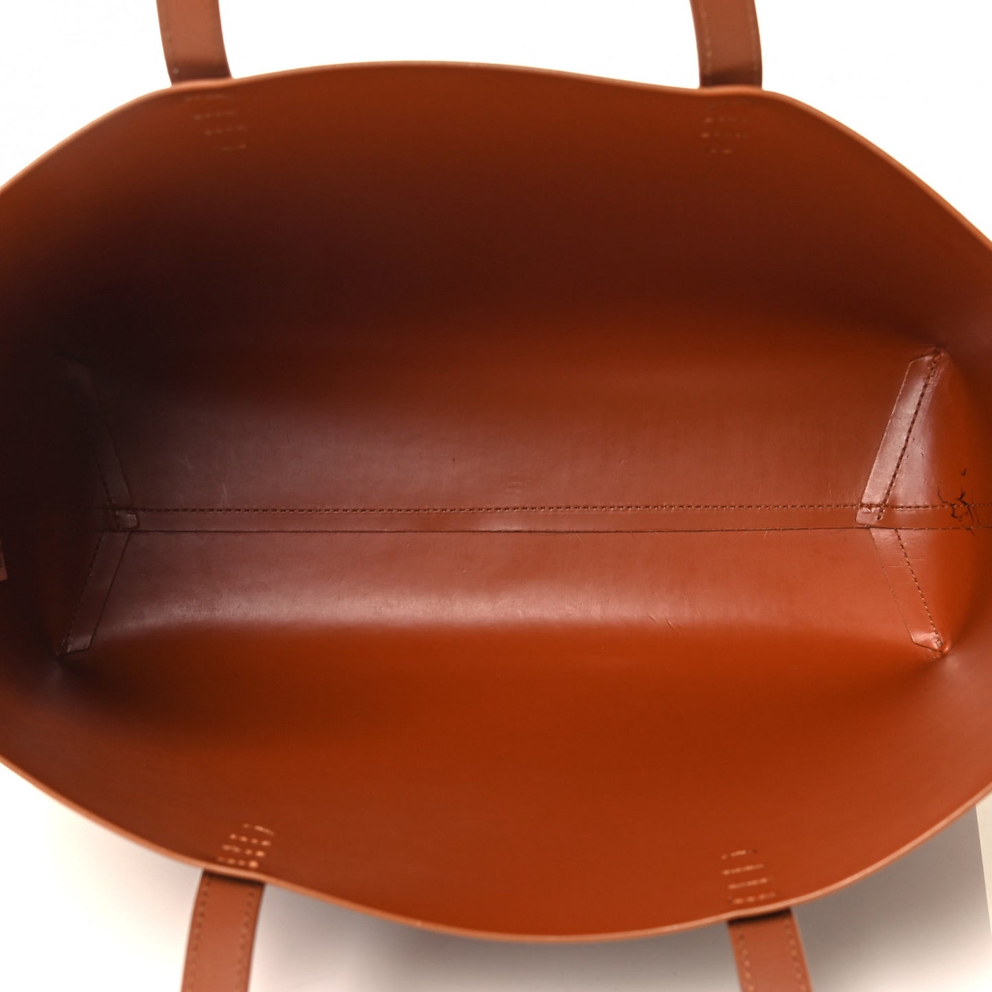 Calfskin Small Shopping Tote Saddle