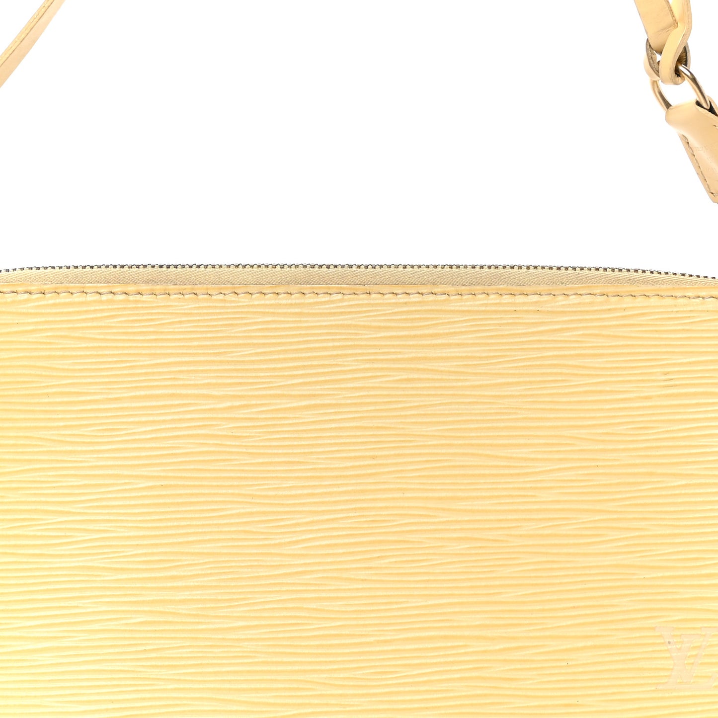 Epi Pochette Accessories 24 Ivory