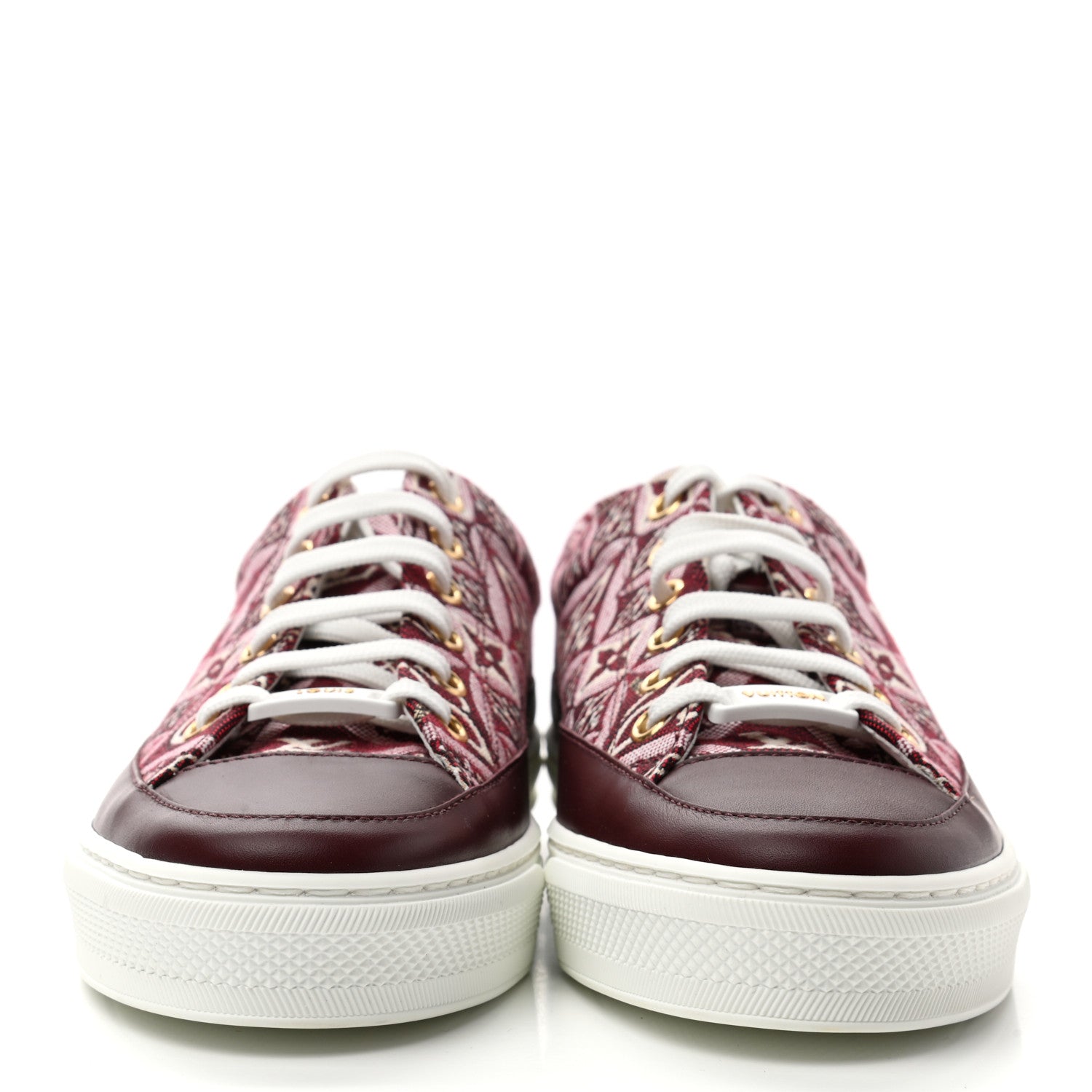 Louis Vuitton Jacquard Since 1854 Stellar Sneakers 37 Bordeaux 2 of 9
