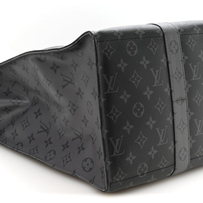 Louis Vuitton Monogram Eclipse Cabas Zippe GM Black 9 of 10