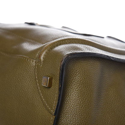 Celine Drummed Calfskin Mini Luggage Jungle 11 of 16