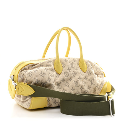 Louis Vuitton Monogram Denim Speedy Round Yellow 3 of 11