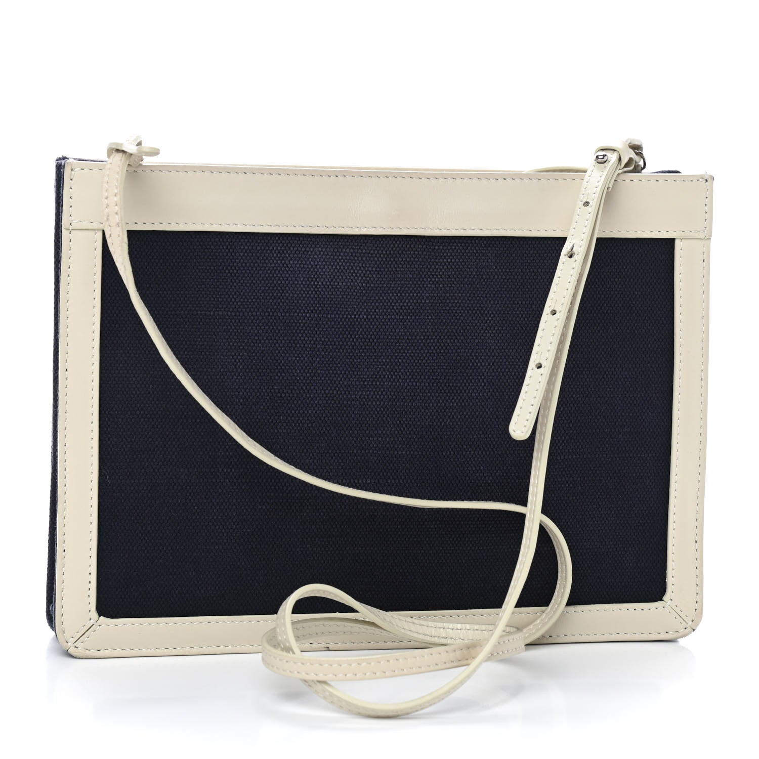 Balenciaga Cotton Canvas Pochette Crossbody Bag Black 2 of 7