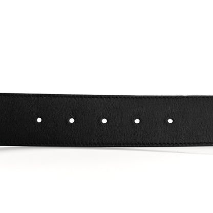 Gucci Textured Calfskin Double G 40mm Belt 90 36 Black 3 of 8