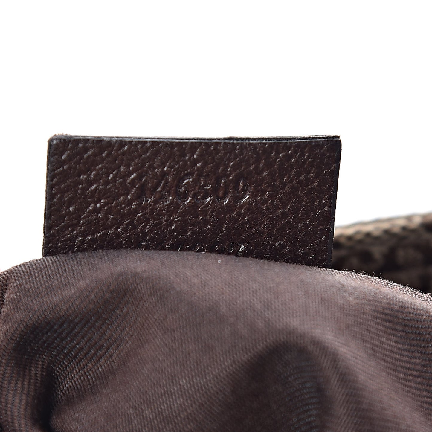 Monogram Web Small Flat Messenger Bag Brown