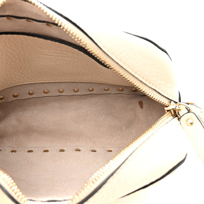 Valentino Garavani Grained Calfskin Rockstud Camera Crossbody Bag Ivory 5 of 10