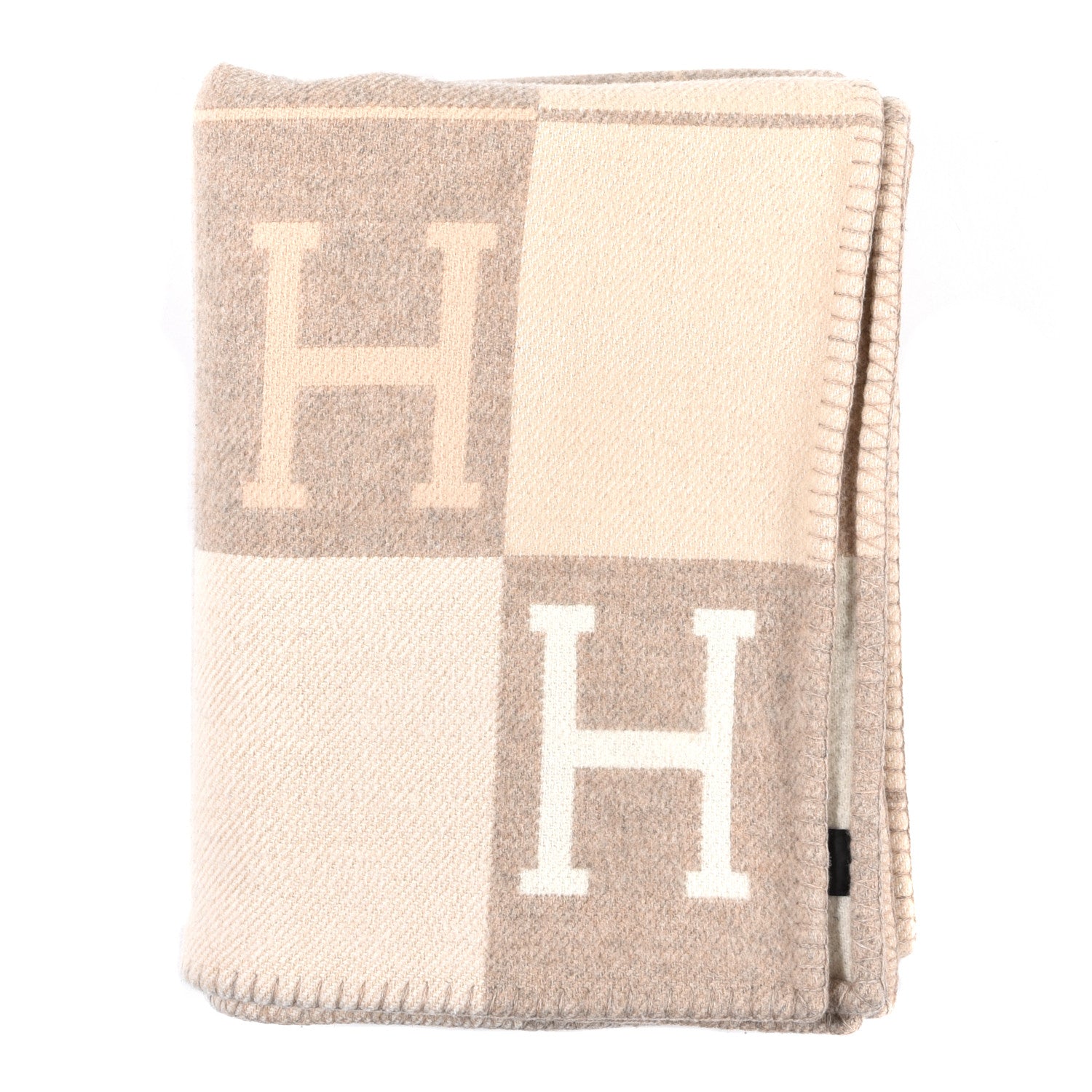 Hermes Wool Cashmere Avalon III Blanket Coco Camomille 1 of 3