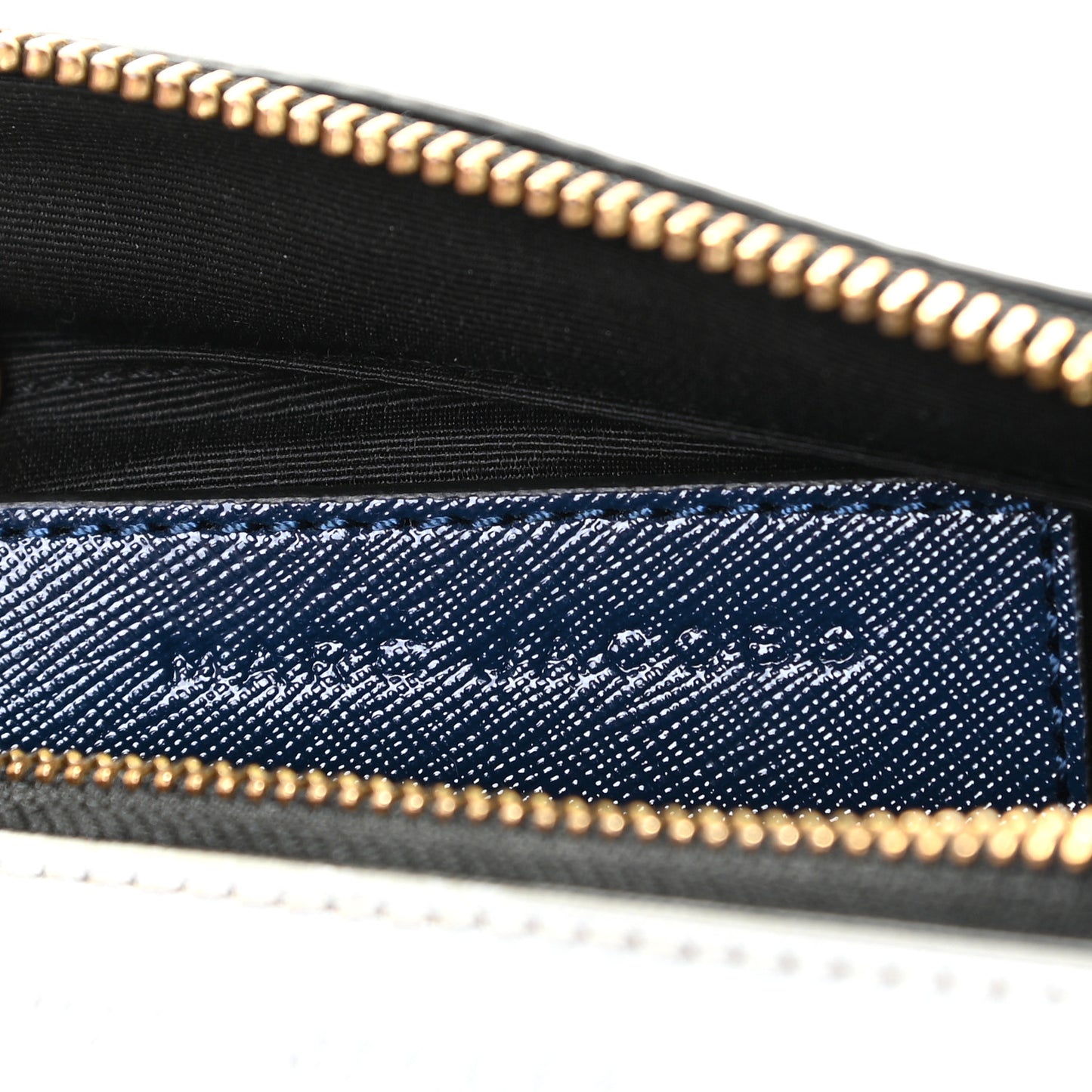 Saffiano Small Snapshot Camera Bag Blue Sea