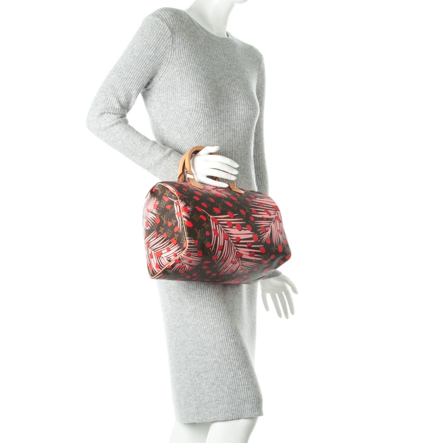 Louis Vuitton Monogram Jungle Dots Speedy 30 Sugar Pink Poppy 2 of 8