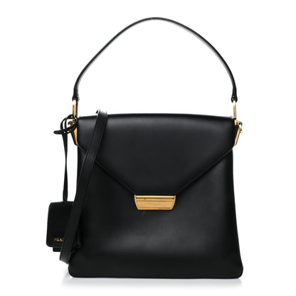 Prada New Calfskin Ingrid Top Handle Bag Black 1 of 9