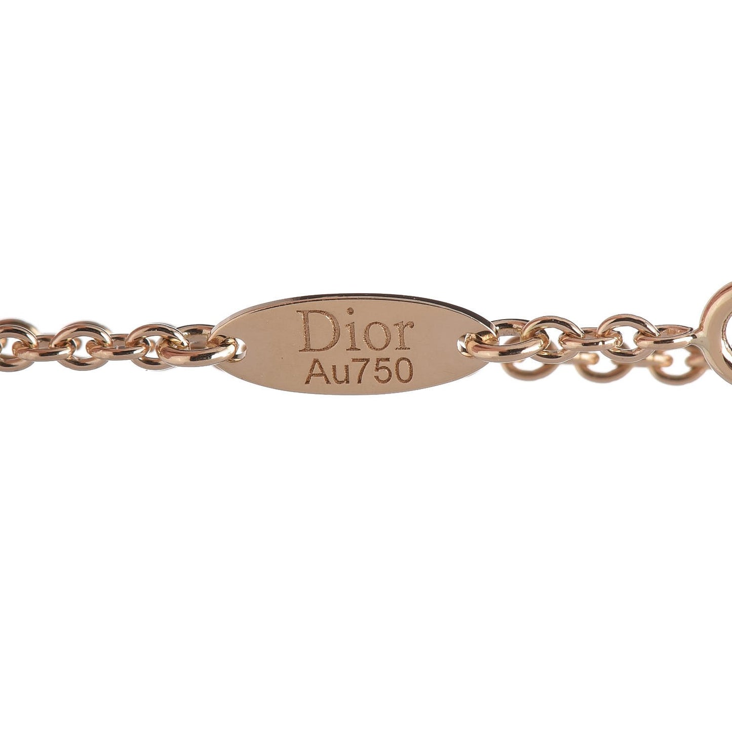 18K Yellow Gold Diamond Mother of Pearl Rose Des Vents Bracelet