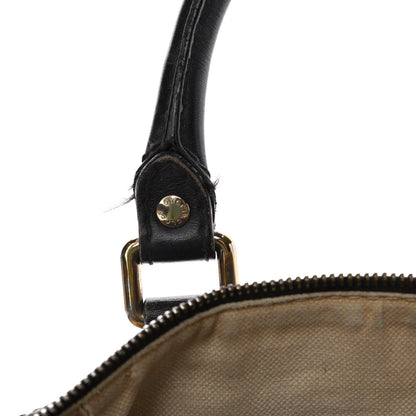 Gucci Monogram Vintage Web Medium Boston Dark Brown 13 of 14