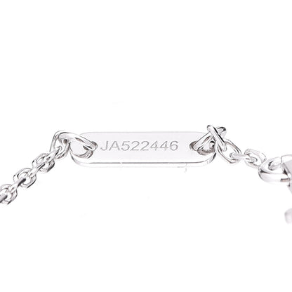 Van Cleef & Arpels 18K White Gold Diamond Mini Frivole Bracelet 5 of 7