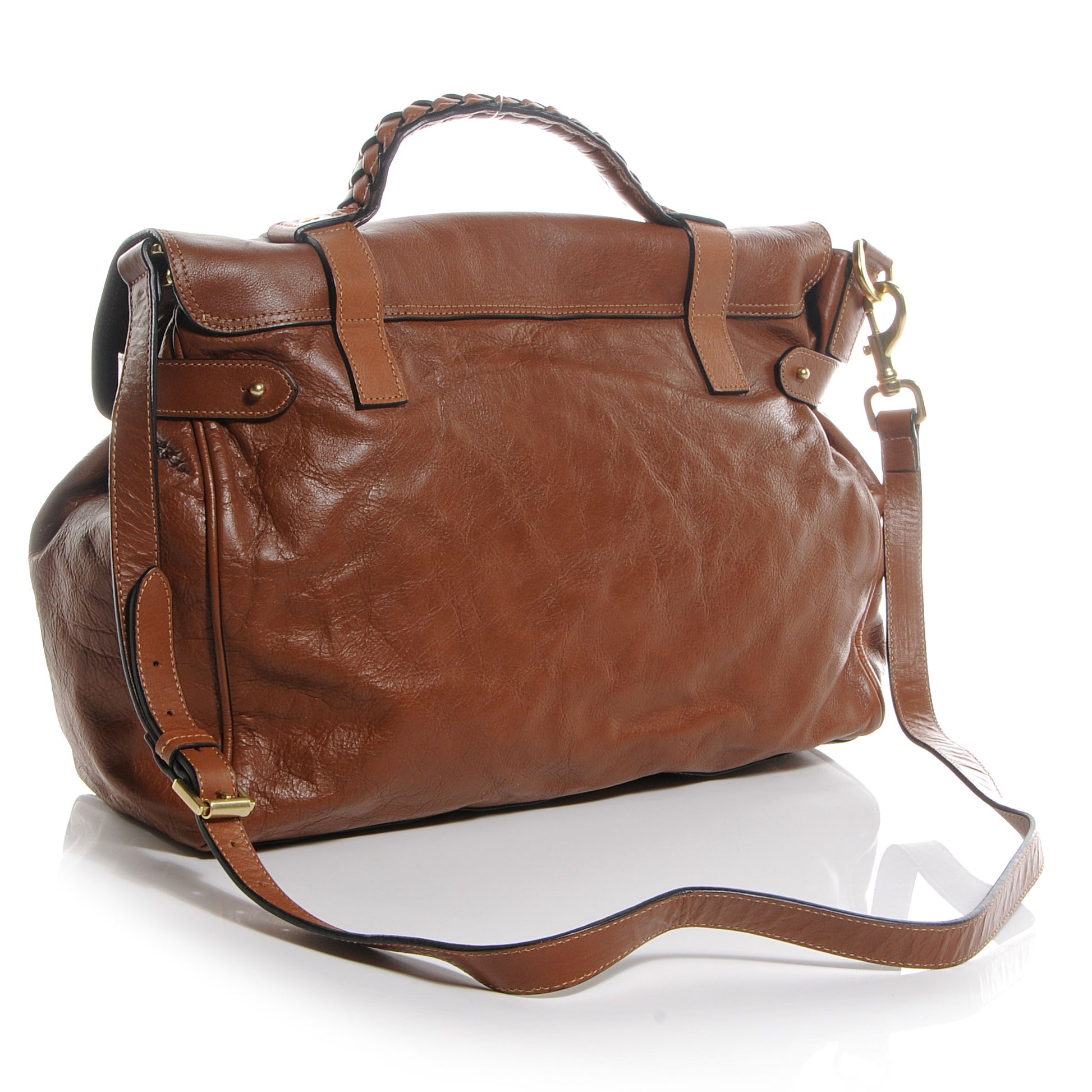 Mulberry Soft Buffalo Leather Oversized Alexa Oak 3 of 8