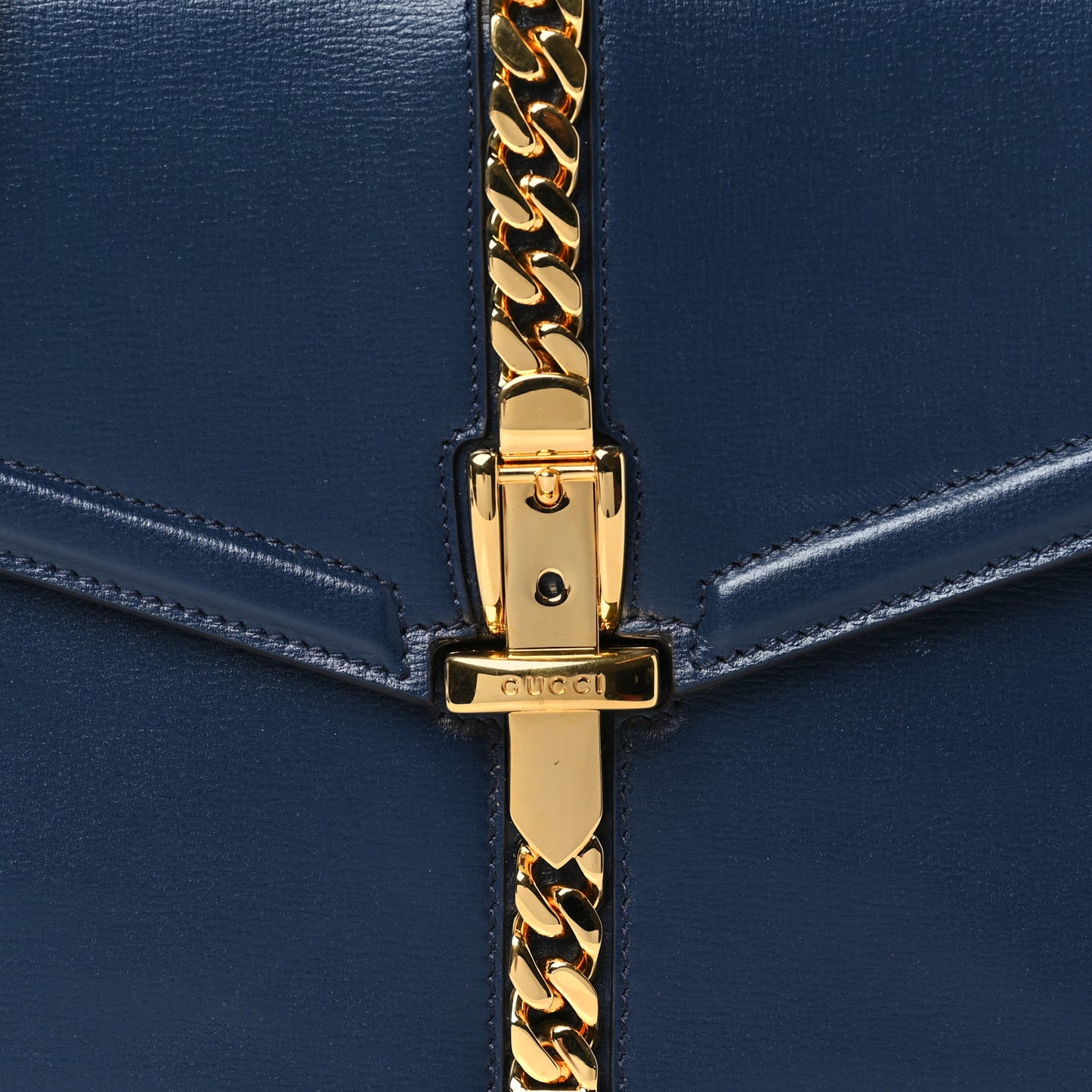 Azalea Calfskin Small Sylvie 1969 Top Handle Bag Blue