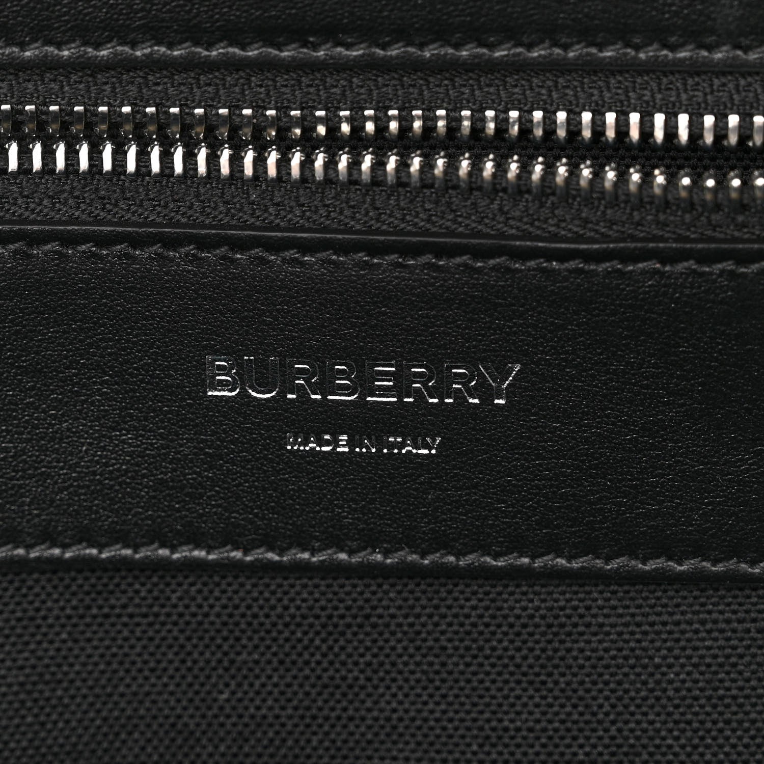 Burberry Embossed London Check Logo Rocco Backpack Charcoal 6 of 10