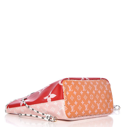 Louis Vuitton Monogram Giant Neverfull MM Rouge 5 of 14