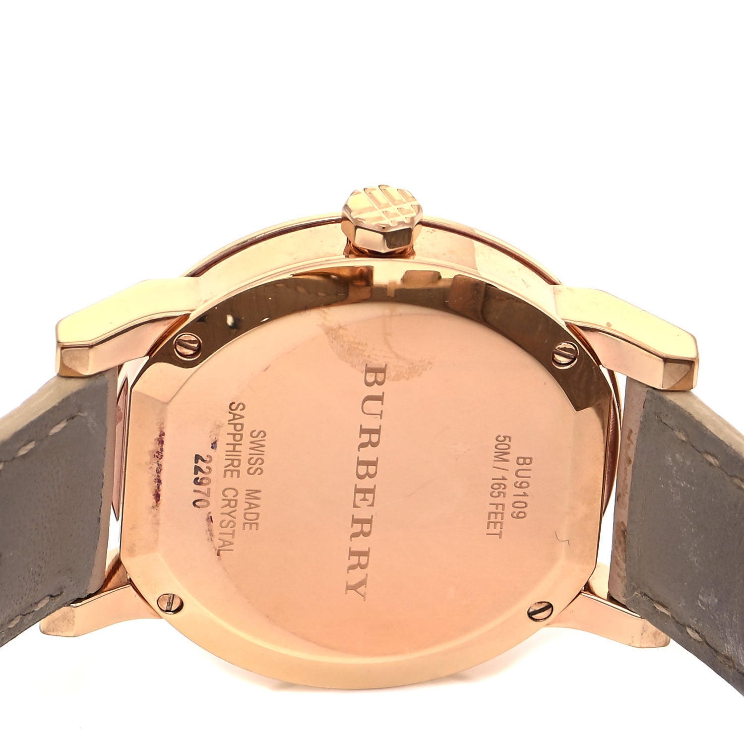 Burberry Stainless Steel Calfskin 33mm The City Quartz Watch Nude BU9109 4 of 5